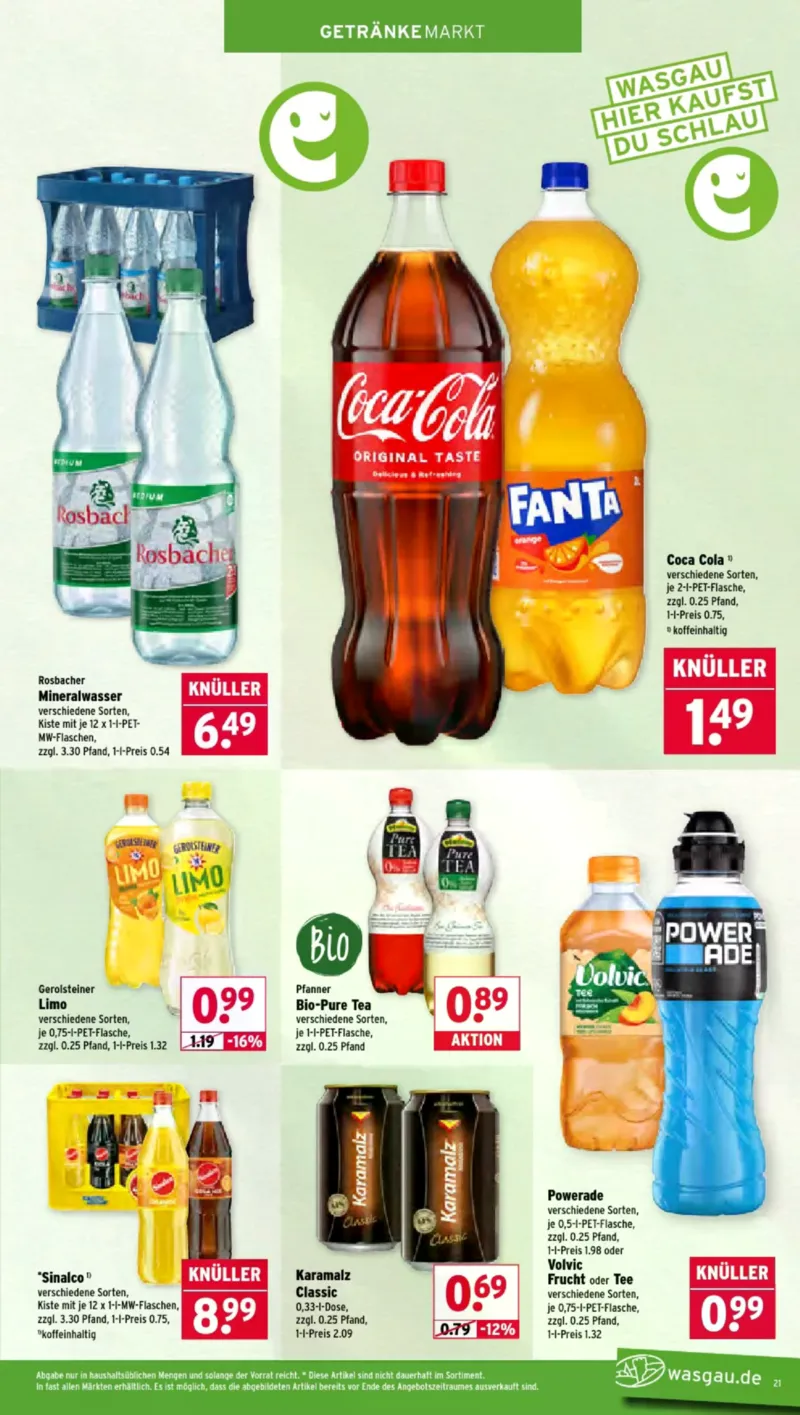 Wasgau Prospekt vom 23.03.2026, Seite 21