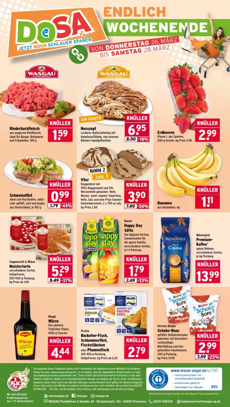 Wasgau Prospekt vom 23.03.2026, Seite 28