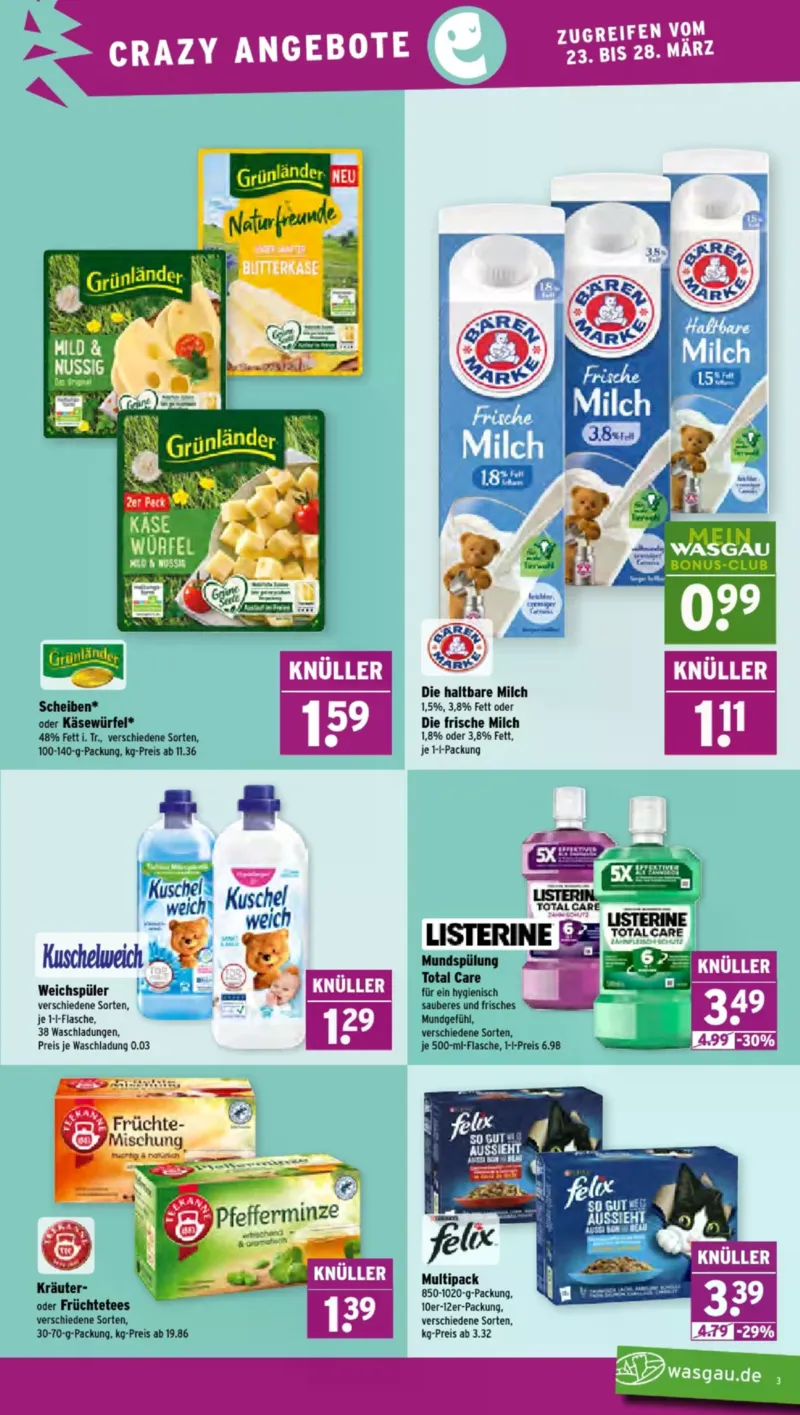 Wasgau Prospekt vom 23.03.2026, Seite 3