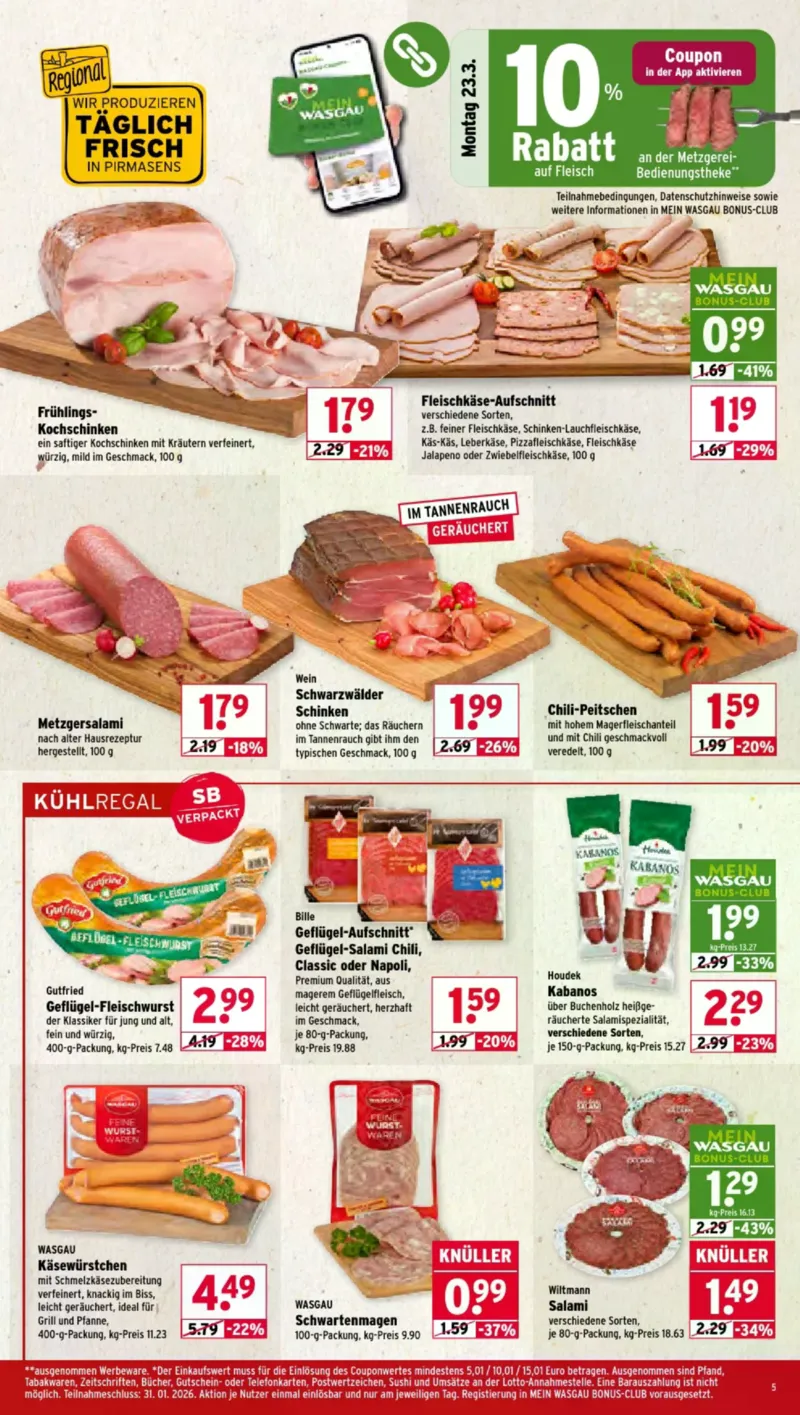 Wasgau Prospekt vom 23.03.2026, Seite 5