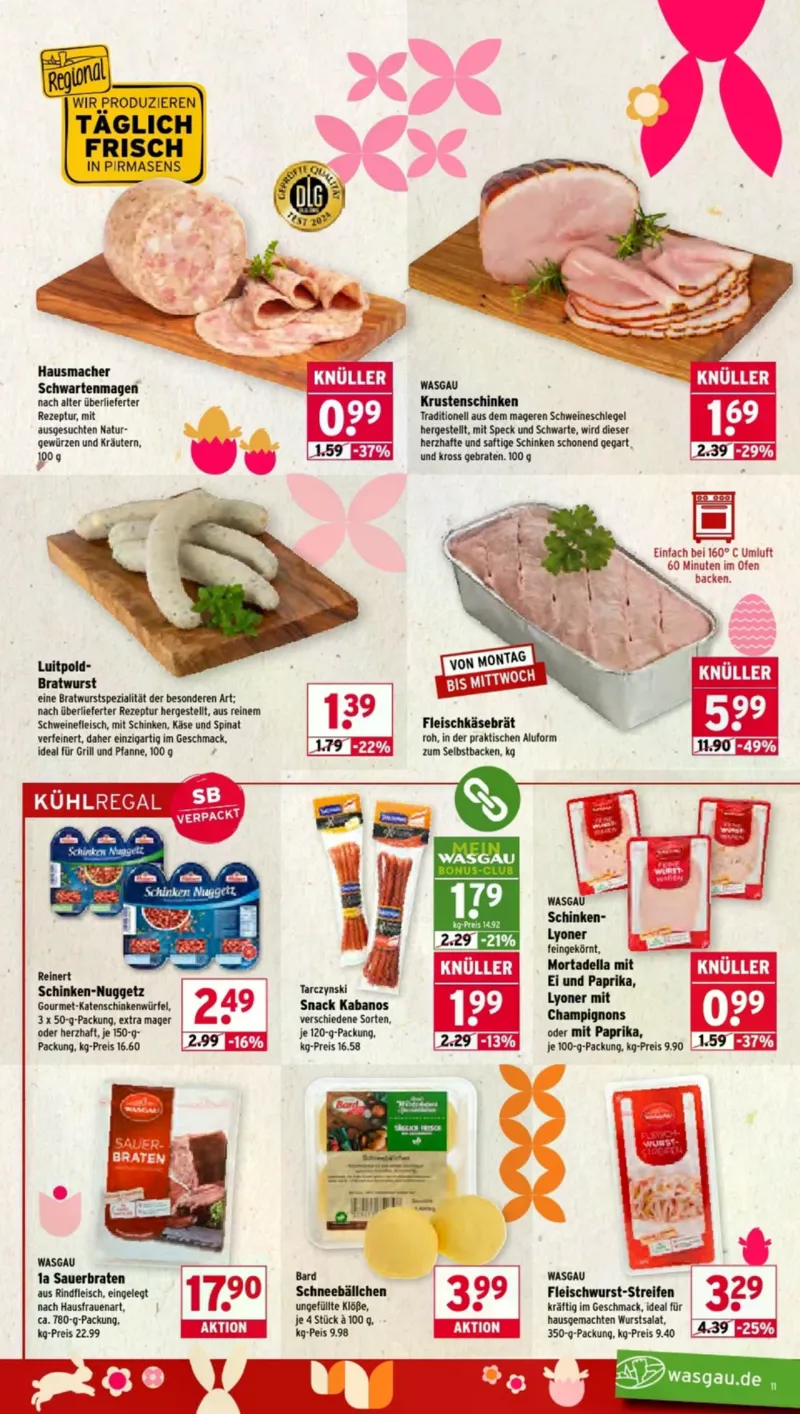 Wasgau Prospekt vom 30.03.2026, Seite 11
