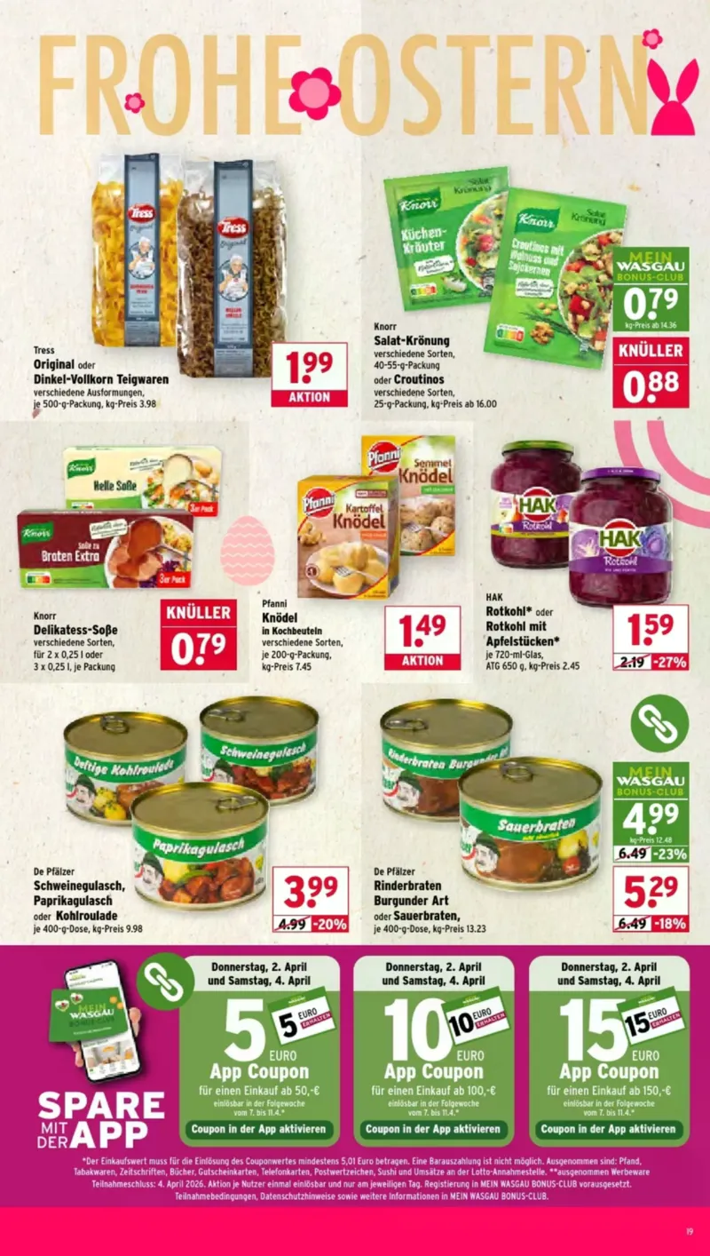 Wasgau Prospekt vom 30.03.2026, Seite 19