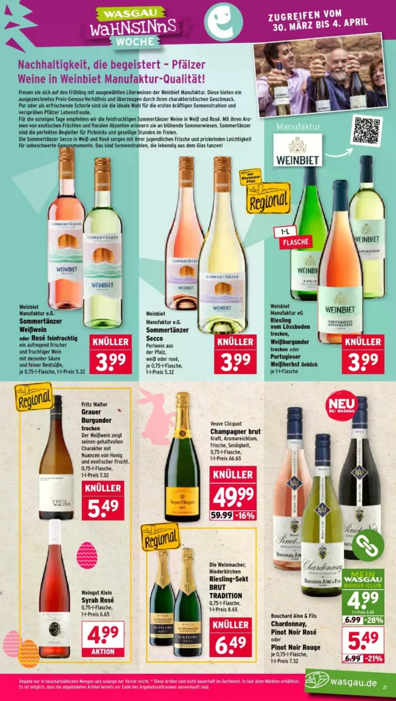 Wasgau Prospekt vom 30.03.2026, Seite 21