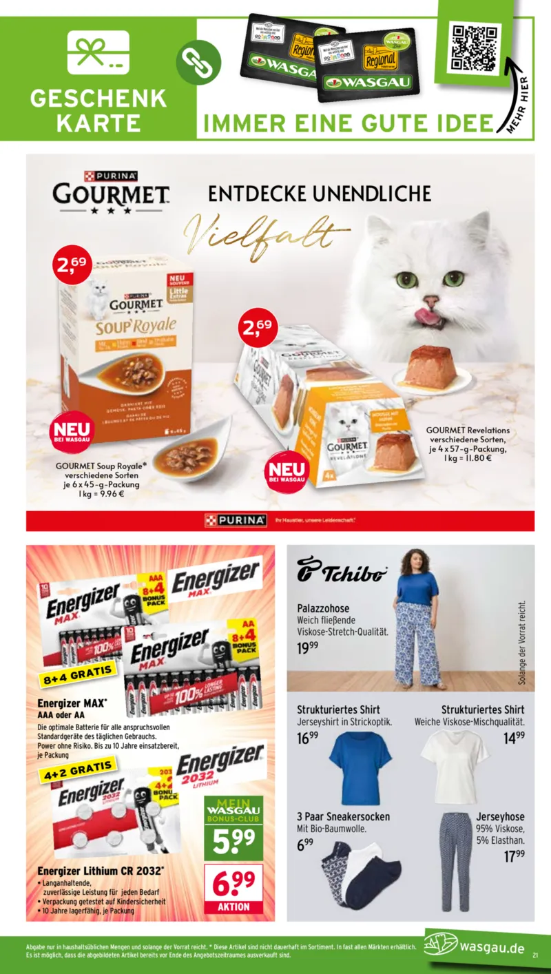 Wasgau Prospekt vom 13.04.2026, Seite 21