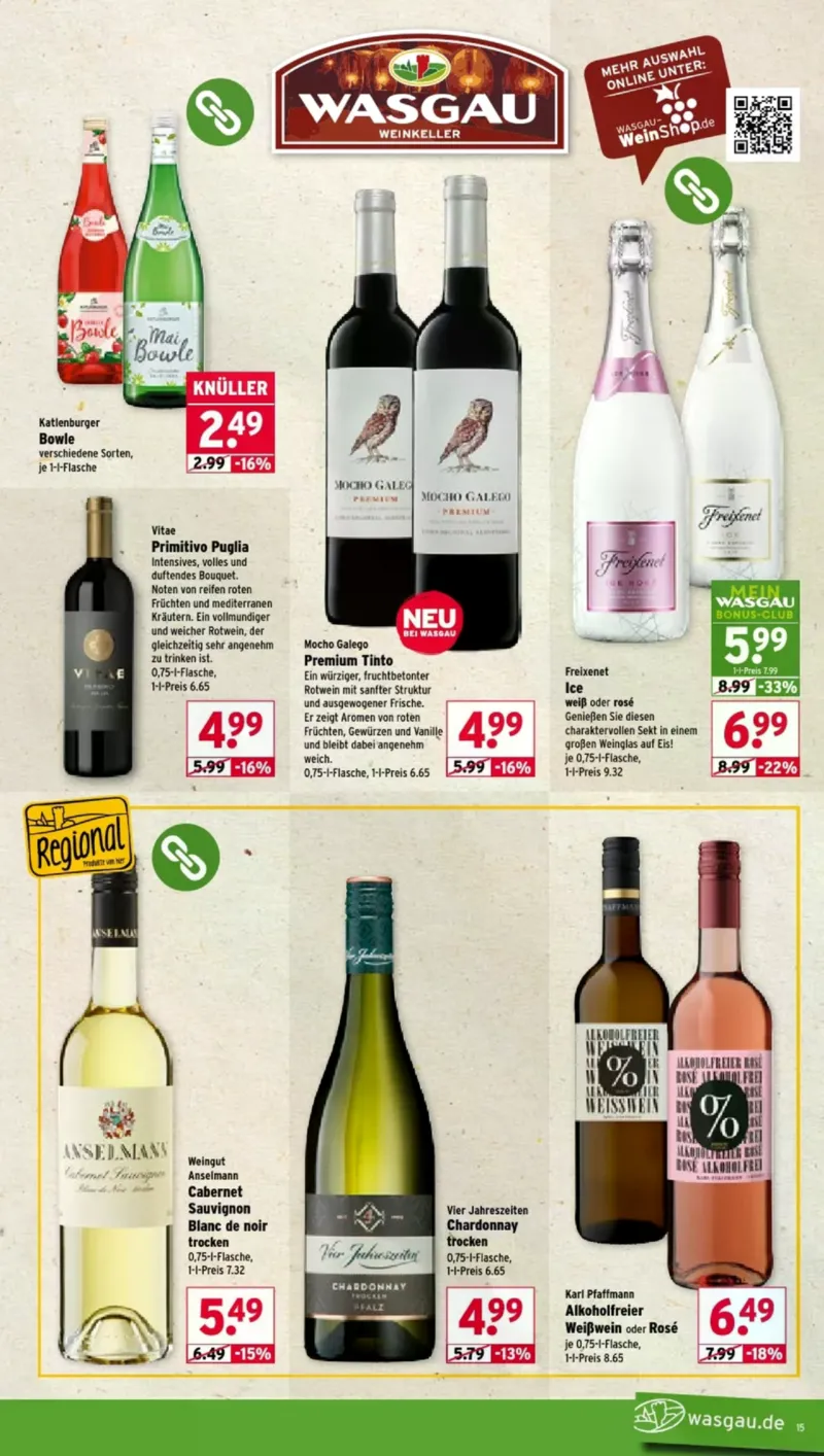 Wasgau Prospekt vom 20.04.2026, Seite 15