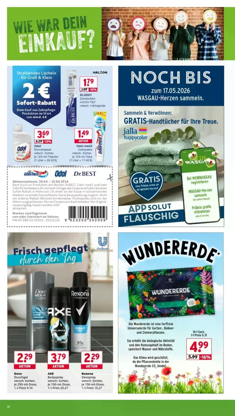 Wasgau Prospekt vom 20.04.2026, Seite 20