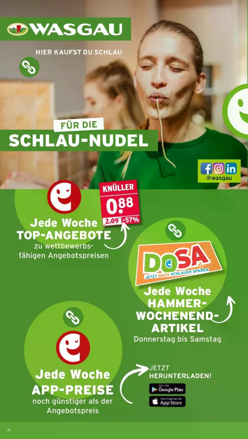 Wasgau Prospekt vom 27.04.2026, Seite 22