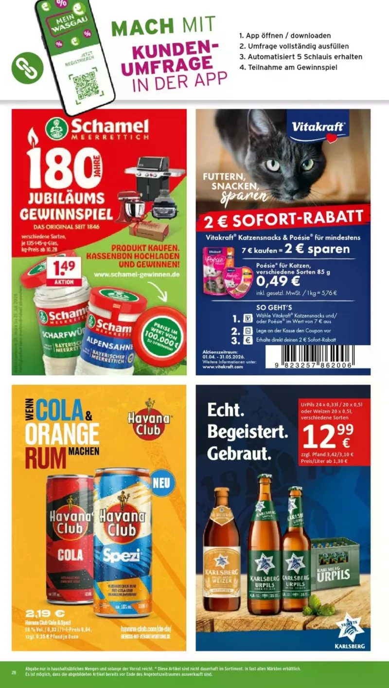Wasgau Prospekt vom 18.05.2026, Seite 28
