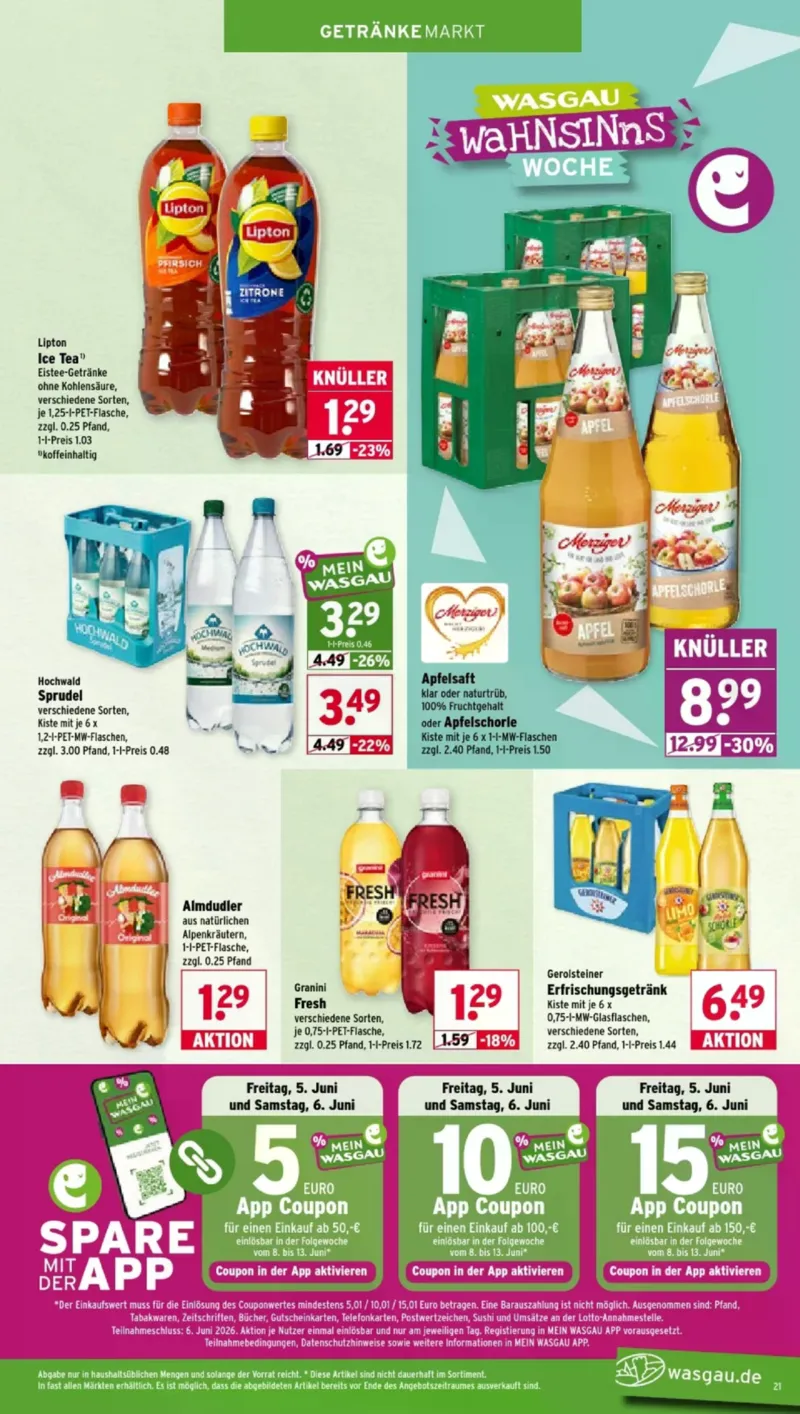 Wasgau Prospekt vom 01.06.2026, Seite 21