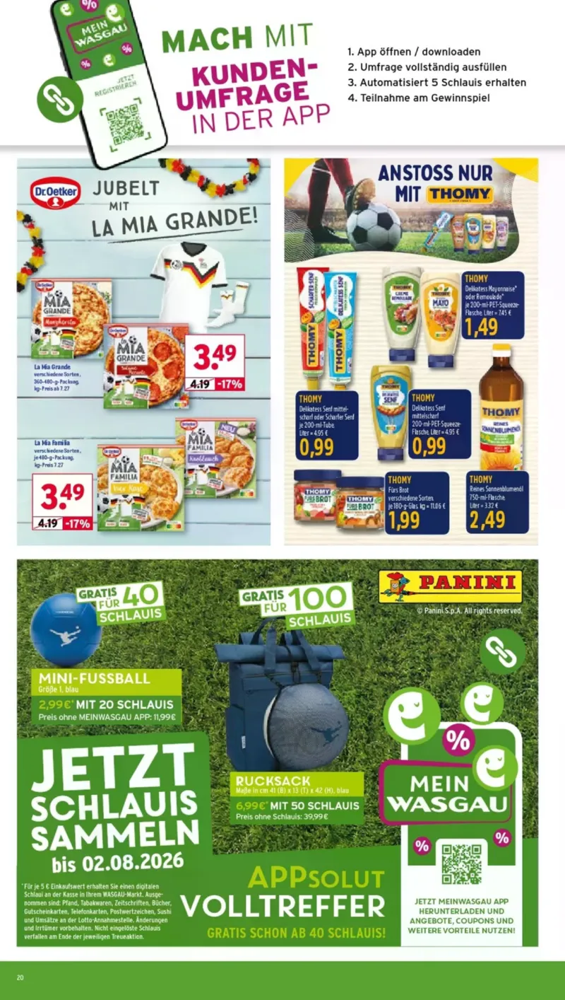 Wasgau Prospekt vom 08.06.2026, Seite 20