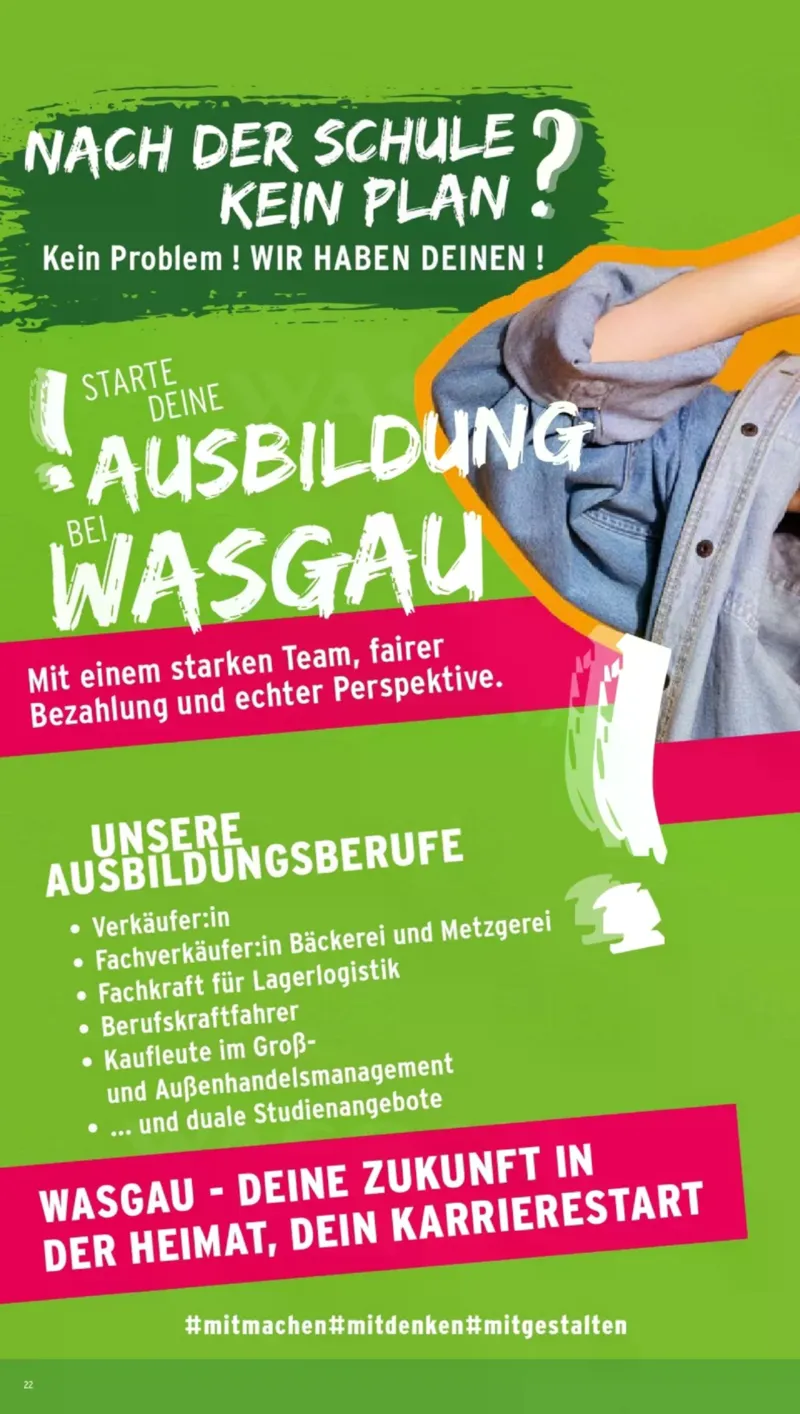 Wasgau Prospekt vom 08.06.2026, Seite 22