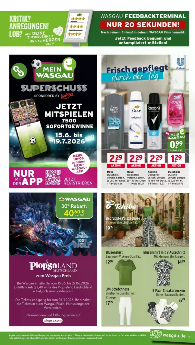 Wasgau Prospekt vom 15.06.2026, Seite 21