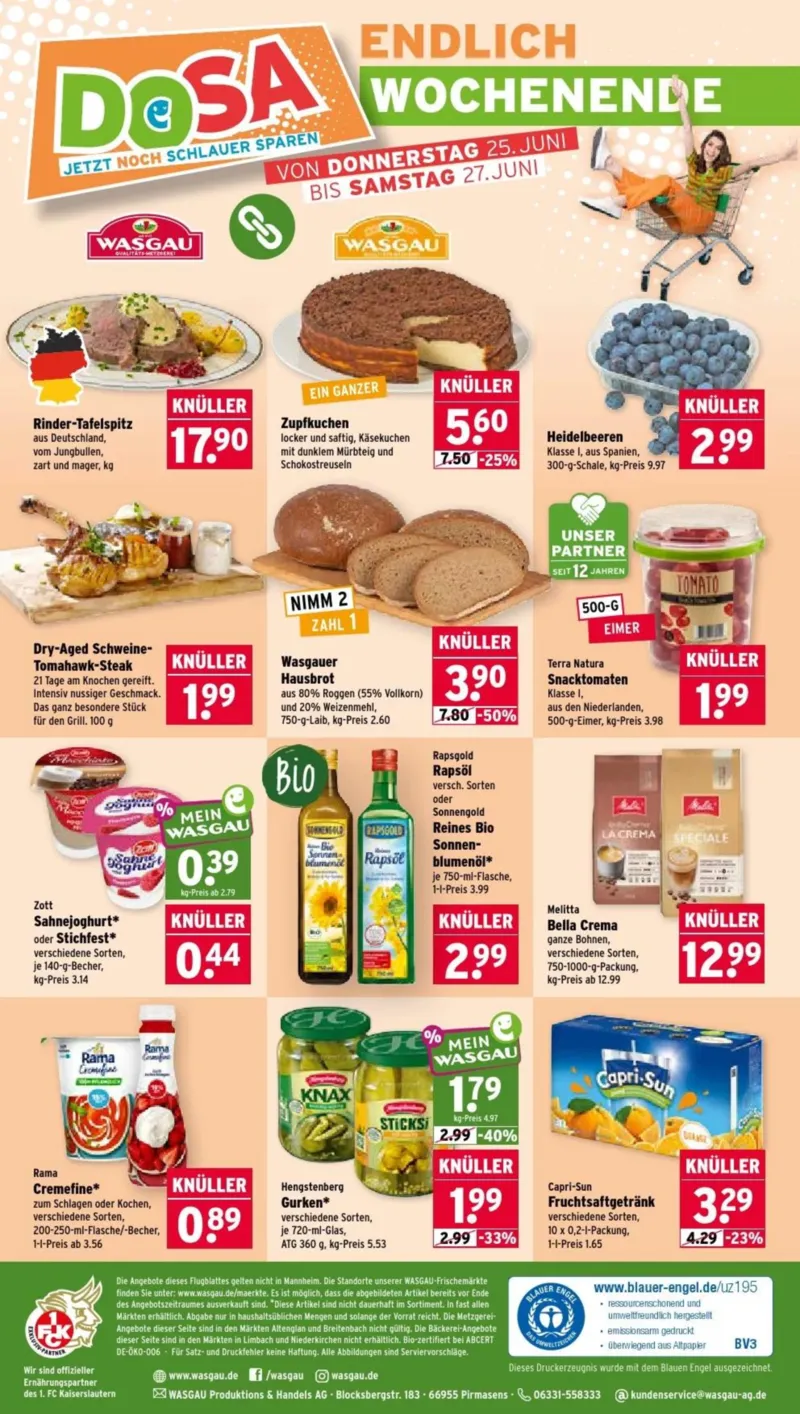 Wasgau Prospekt vom 22.06.2026, Seite 29