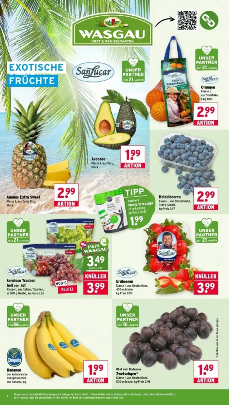 Wasgau Prospekt vom 27.07.2026, Seite 8