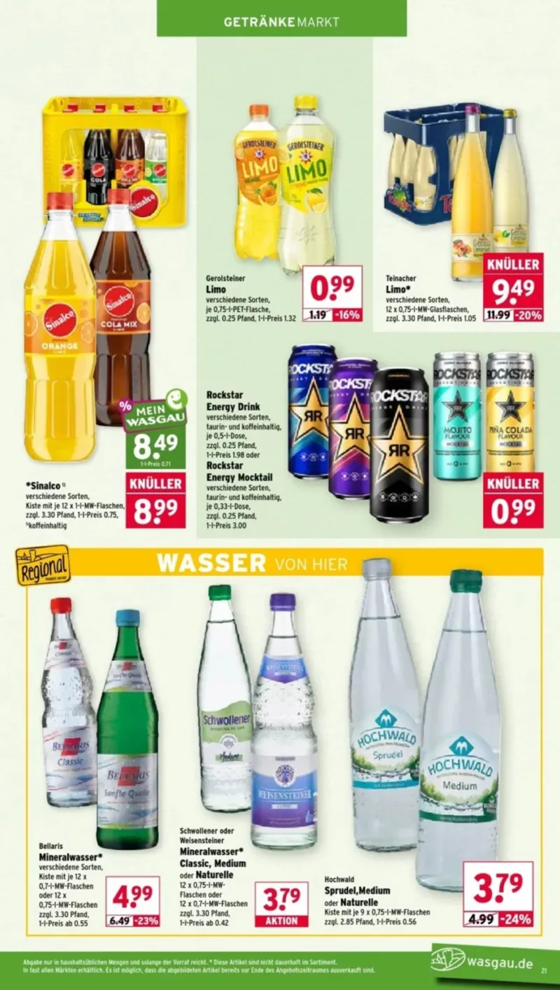 Wasgau Prospekt vom 10.08.2026, Seite 21
