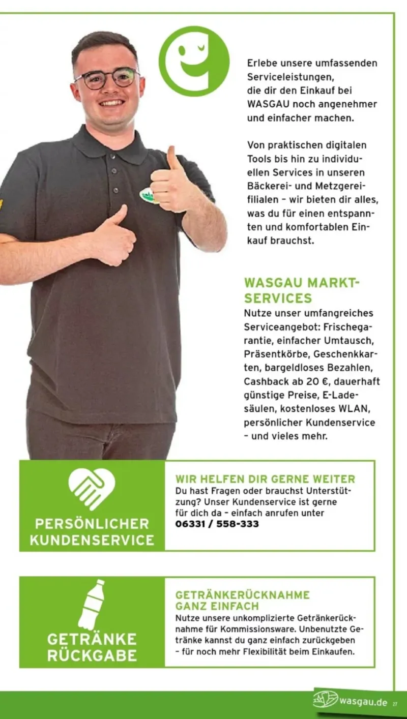 Wasgau Prospekt vom 10.08.2026, Seite 27