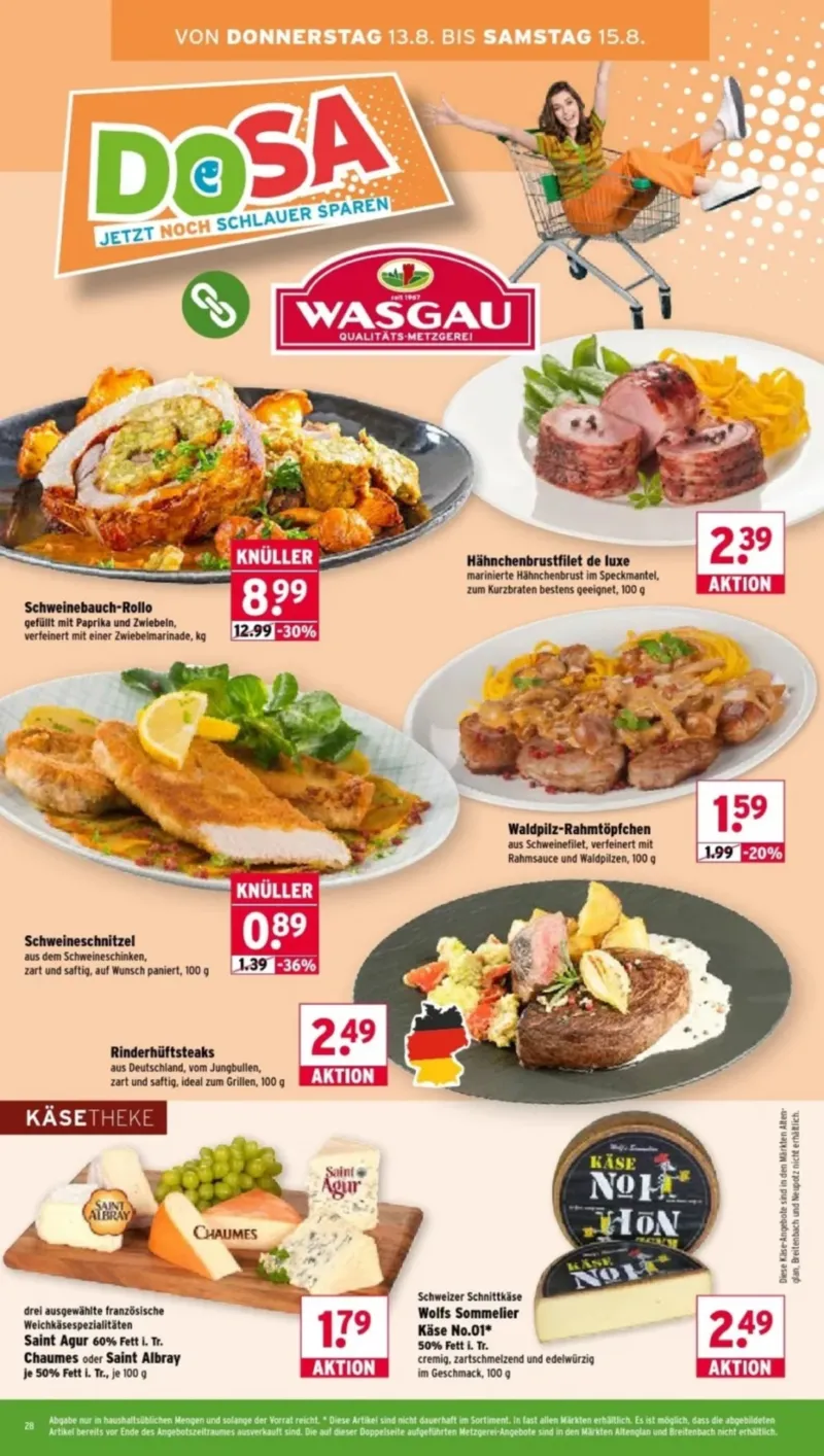 Wasgau Prospekt vom 10.08.2026, Seite 28