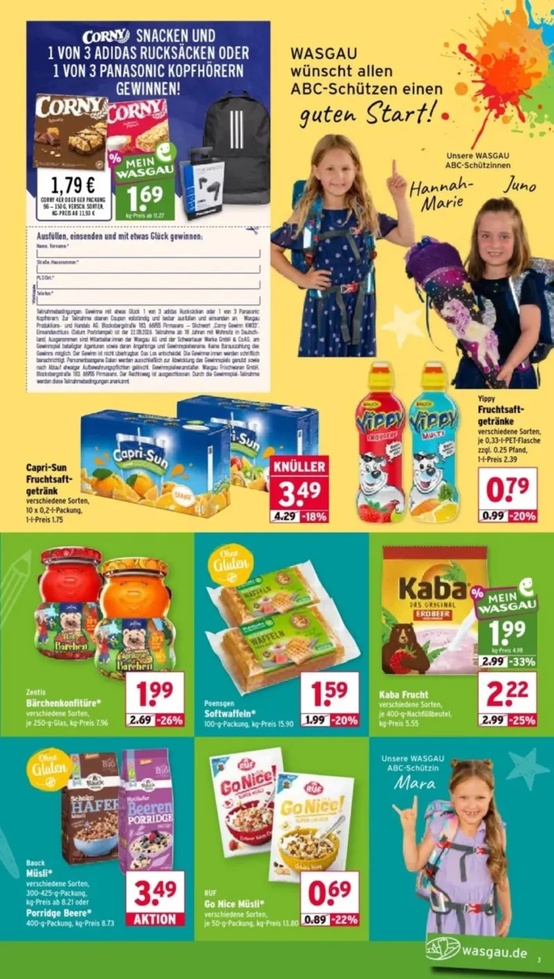 Wasgau Prospekt vom 10.08.2026, Seite 3