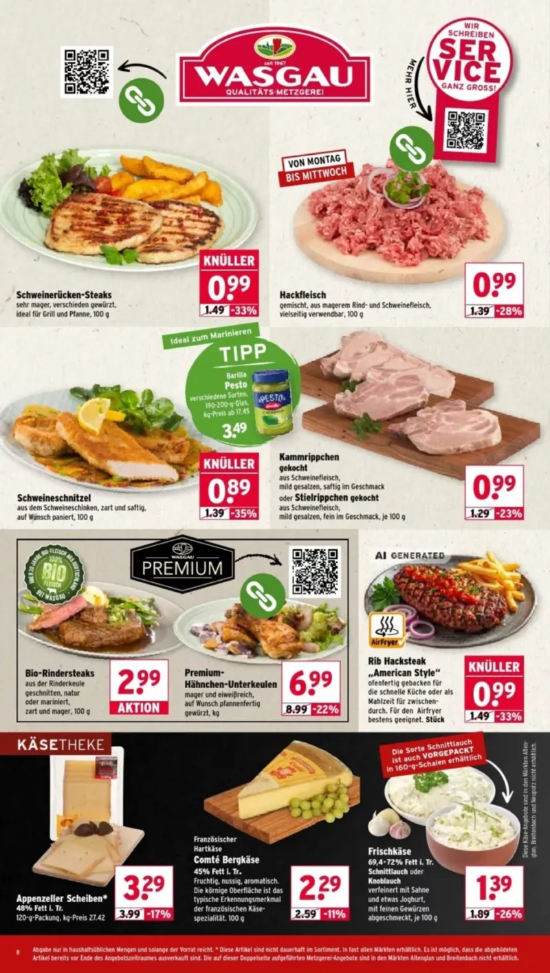 Wasgau Prospekt vom 21.09.2026, Seite 8