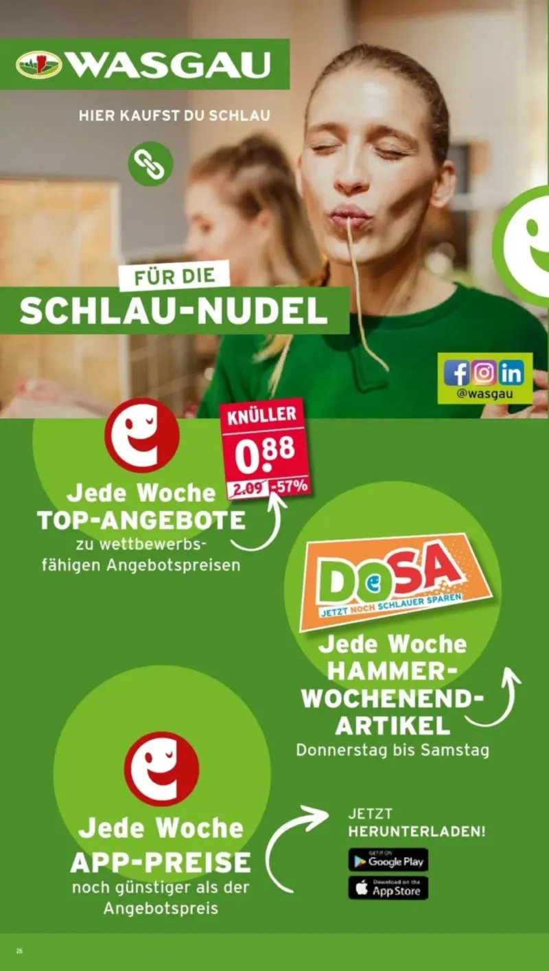 Wasgau Prospekt vom 28.09.2026, Seite 26