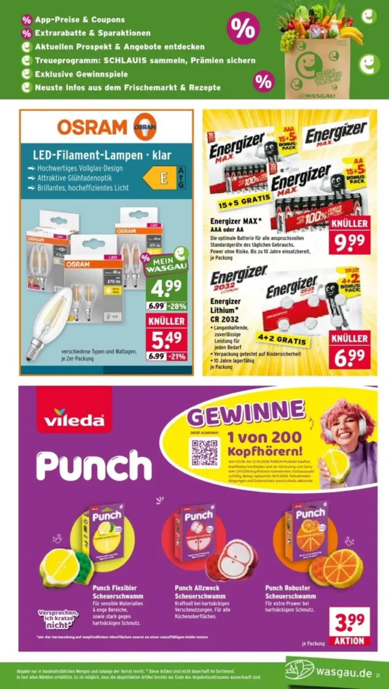 Wasgau Prospekt vom 05.10.2026, Seite 21