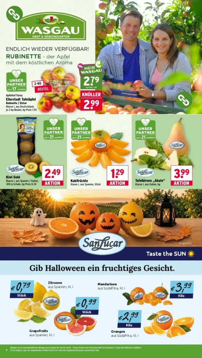Wasgau Prospekt vom 26.10.2026, Seite 8