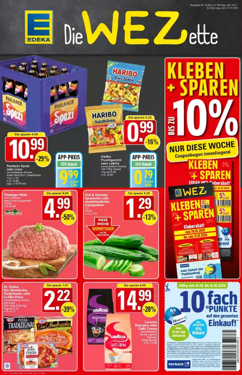 WEZ Prospekt vom 26.01.2026, Seite 1