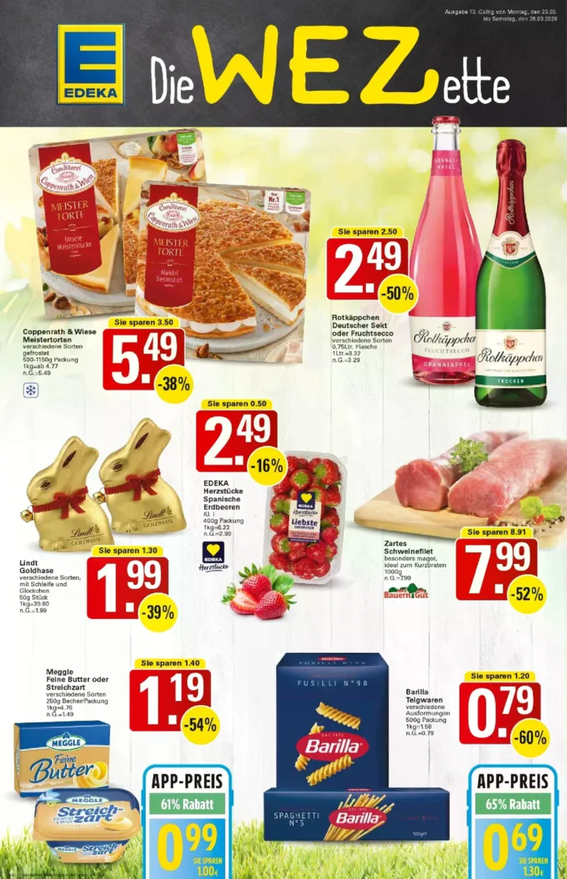 WEZ Prospekt vom 23.03.2026, Seite 1