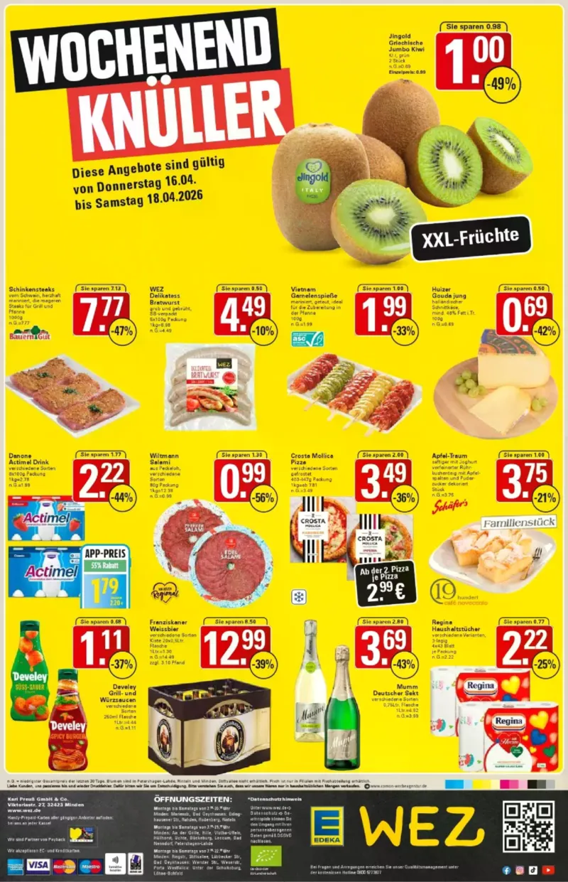 WEZ Prospekt vom 13.04.2026, Seite 16