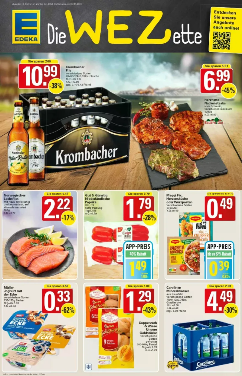 WEZ Prospekt vom 27.04.2026, Seite 1