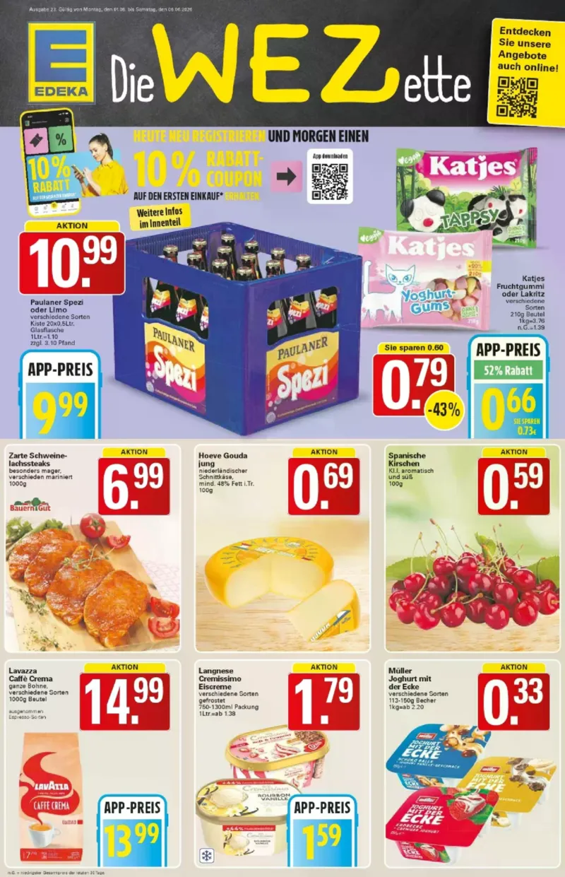 WEZ Prospekt vom 01.06.2026, Seite 1