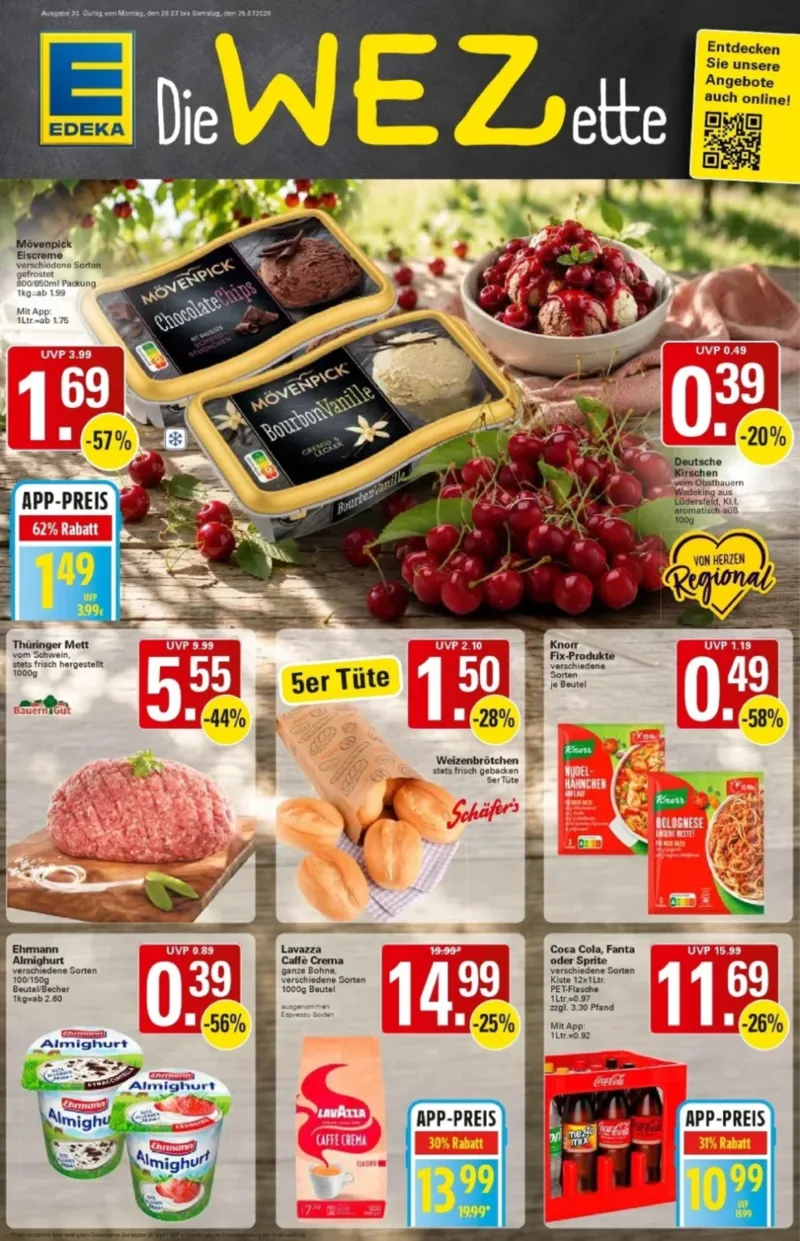 WEZ Prospekt vom 20.07.2026, Seite 1