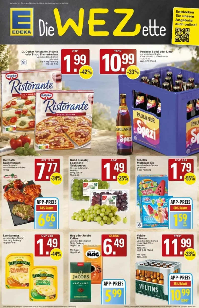 WEZ Prospekt vom 03.08.2026, Seite 1