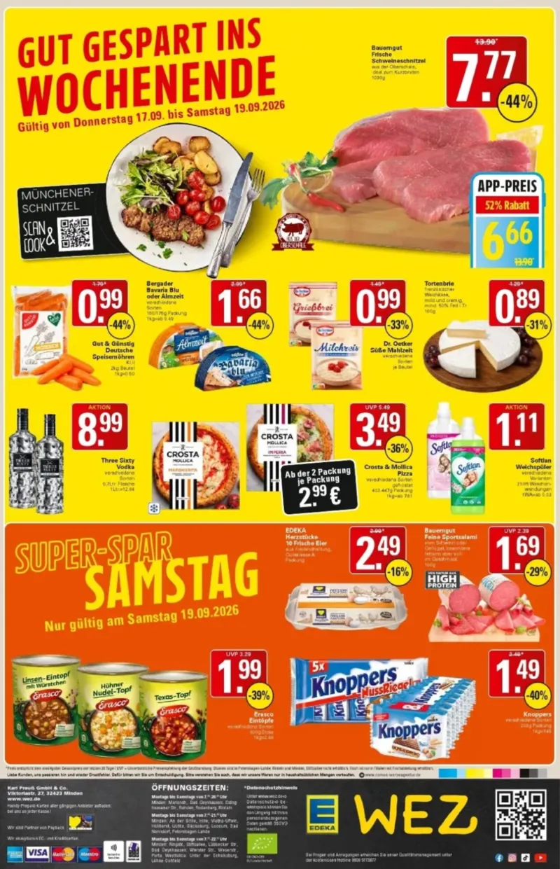 WEZ Prospekt vom 14.09.2026, Seite 16