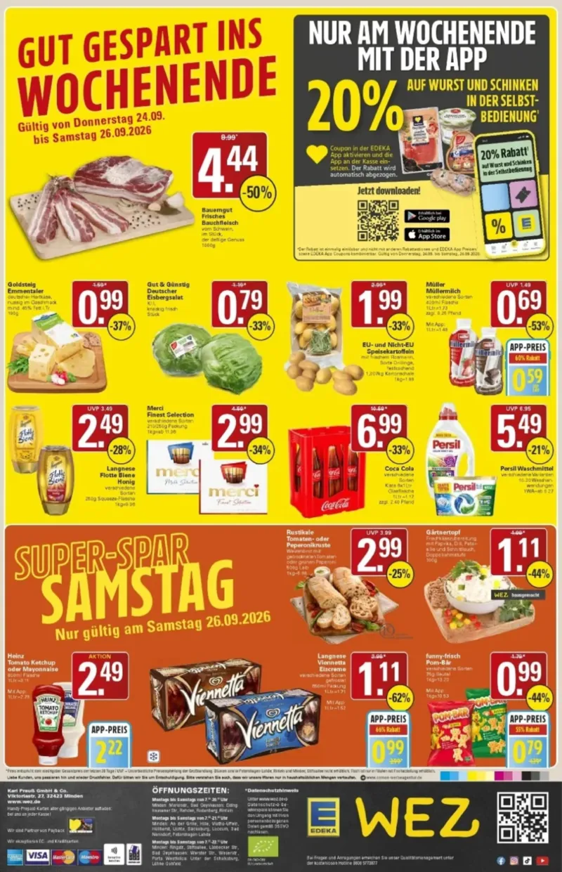 WEZ Prospekt vom 21.09.2026, Seite 16