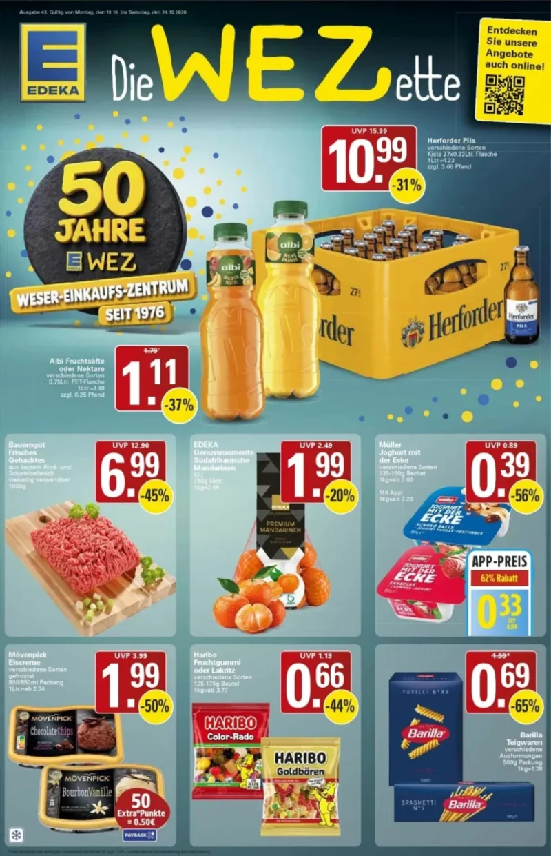 WEZ Prospekt vom 19.10.2026, Seite 1