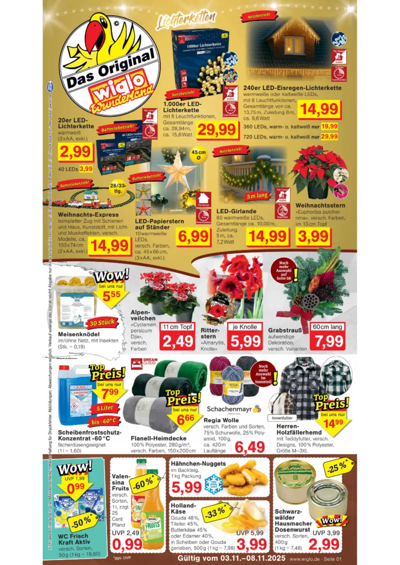 Wiglo Wunderland Prospekt vom 03.11.2025, Seite 1
