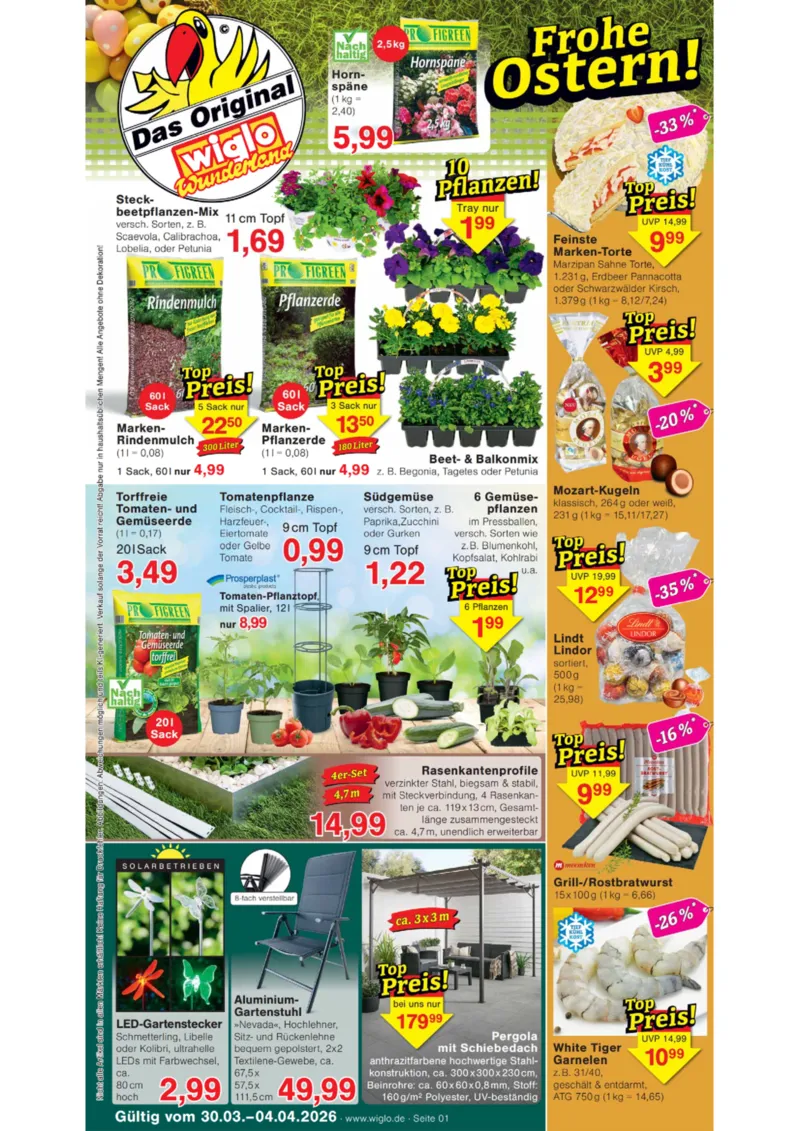 Wiglo Wunderland Prospekt vom 30.03.2026, Seite 1