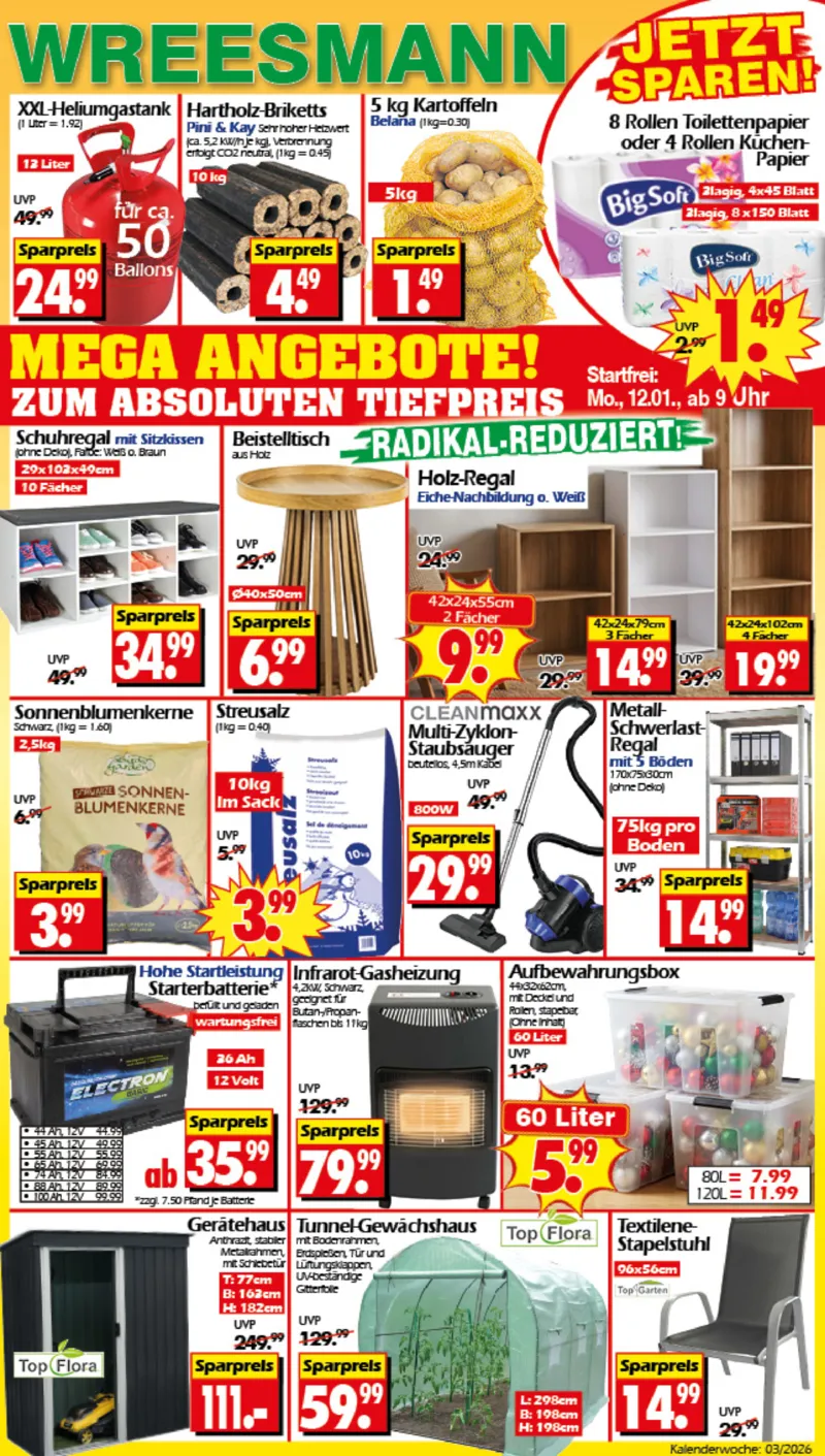 Wreesmann Prospekt vom 12.01.2026, Seite 1