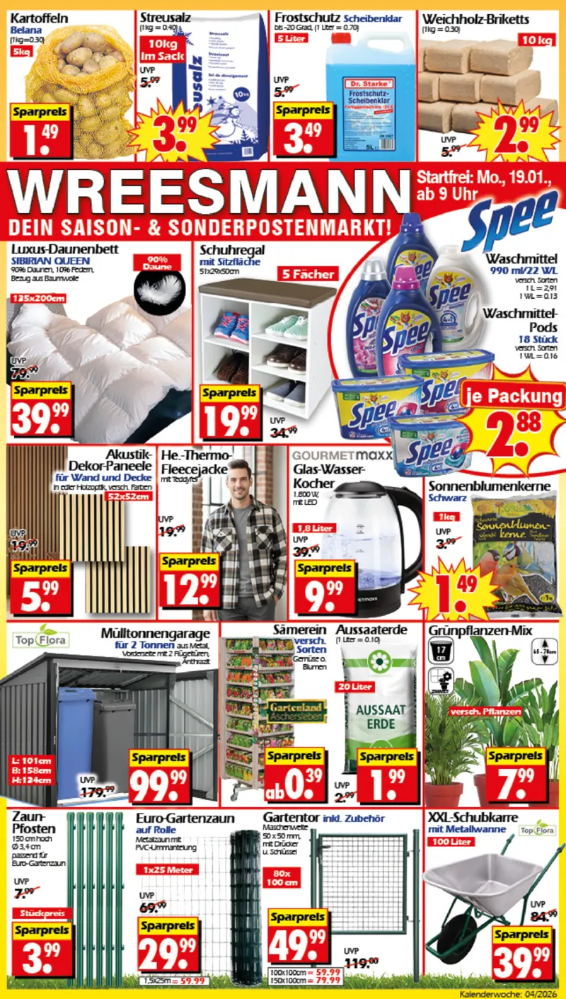 Wreesmann Prospekt vom 19.01.2026, Seite 1