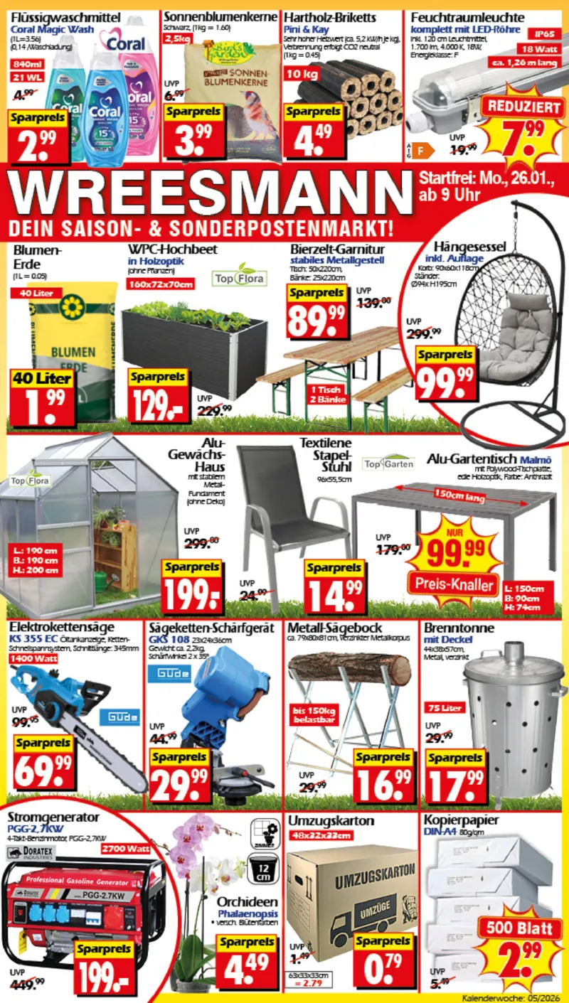 Wreesmann Prospekt vom 26.01.2026, Seite 1