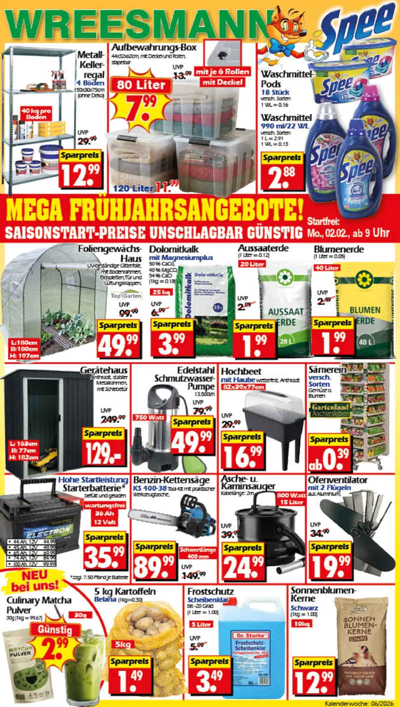 Wreesmann Prospekt vom 02.02.2026, Seite 1