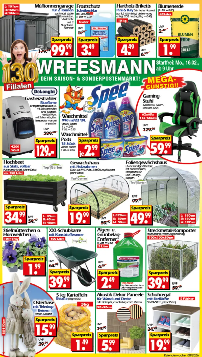 Wreesmann Prospekt vom 16.02.2026, Seite 1