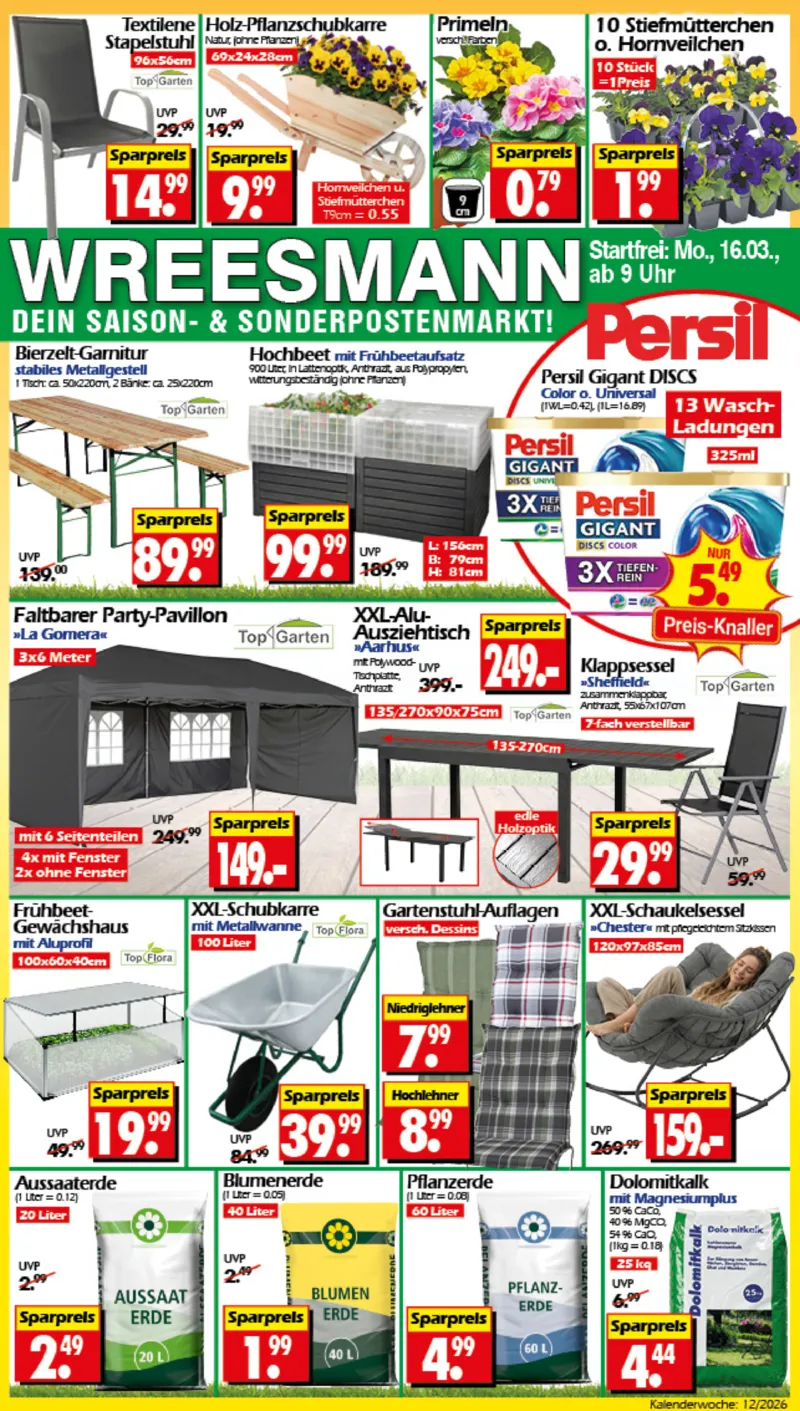 Wreesmann Prospekt vom 16.03.2026, Seite 1