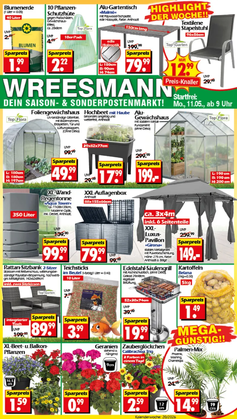 Wreesmann Prospekt vom 11.05.2026, Seite 1