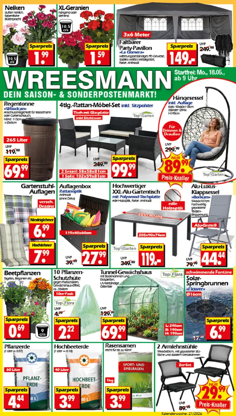 Wreesmann Prospekt vom 18.05.2026, Seite 1