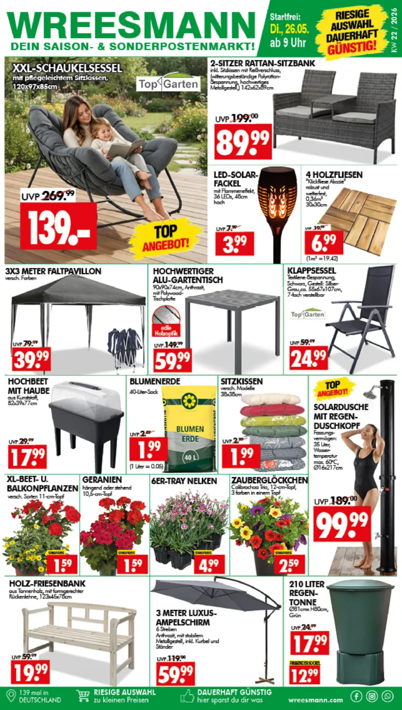 Wreesmann Prospekt vom 26.05.2026, Seite 1