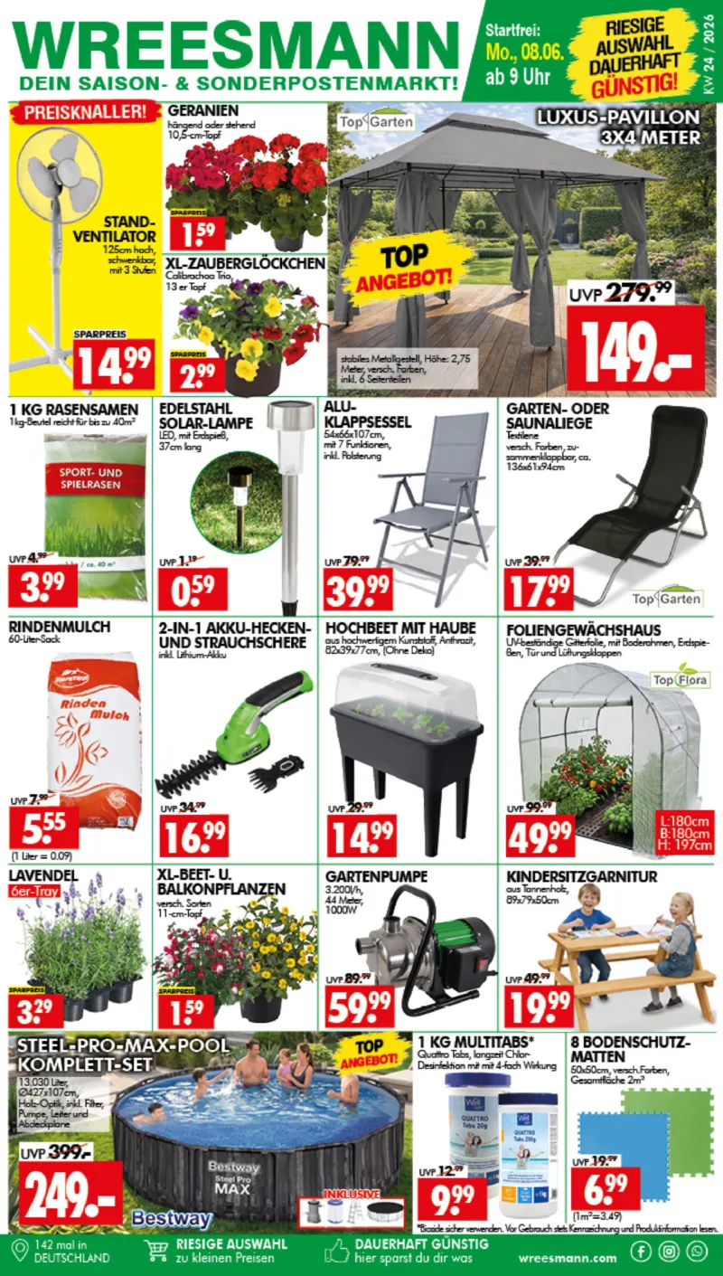 Wreesmann Prospekt vom 08.06.2026, Seite 1