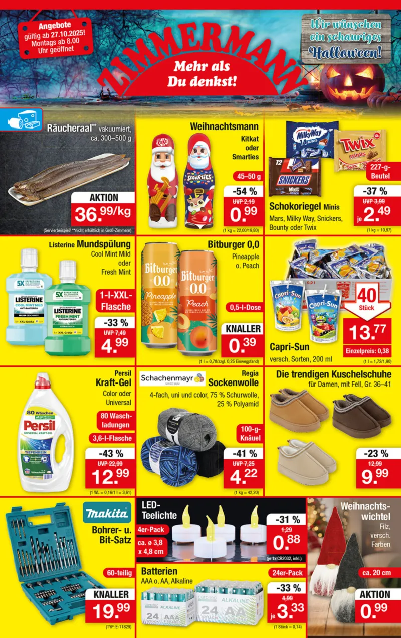 Zimmermann Prospekt vom 27.10.2025, Seite 1 Zimmermann Prospekt vom 27.10.2025, Seite 1
