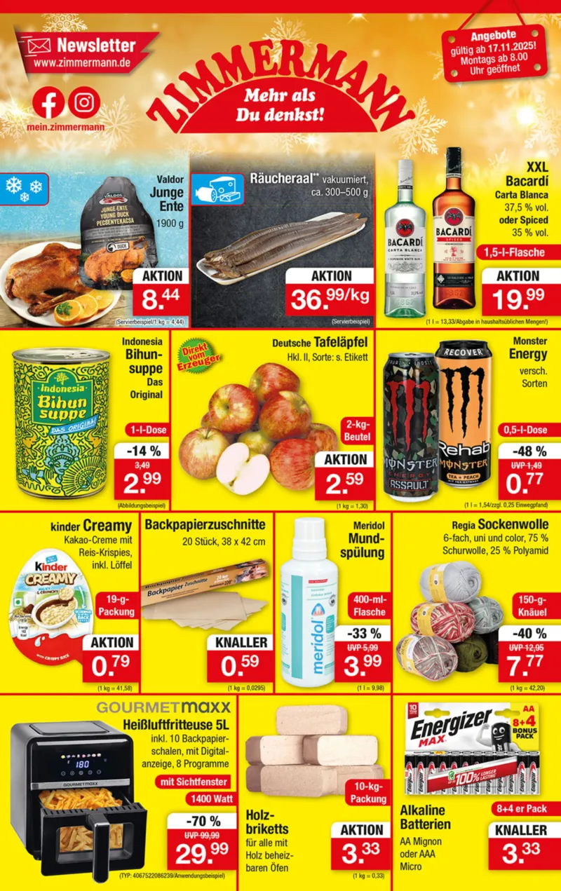 Zimmermann Prospekt vom 17.11.2025, Seite 1